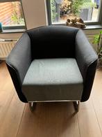 Topform fauteuiltje Zwart/grijs, Huis en Inrichting, Fauteuils, Gebruikt, 75 tot 100 cm, Ophalen of Verzenden, 75 tot 100 cm