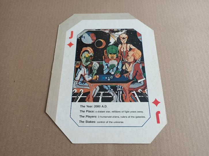 Folder: Williams Alien Poker (1980) Flipperkast, Verzamelen, Automaten | Flipperkasten, Gebruikt, Elektronisch, Flipperkast, Williams