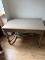 Eiken houten tafel, Ophalen, 200 cm of meer, 50 tot 100 cm, Zo goed als nieuw