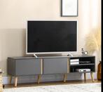 Tv Meubel - Modern Design, Kunststof, 100 tot 150 cm, Ophalen of Verzenden, Zo goed als nieuw