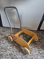 Vintage Houten Loopwagen, Ophalen, Gebruikt, Jongen of Meisje