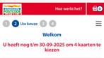 Uitstapje naar keuze, Tickets en Kaartjes, Drie personen of meer