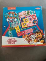 Paw Patrol 3-in-1 Spel: Lotto, domino en memory, Ophalen of Verzenden, Gebruikt, Jongen of Meisje