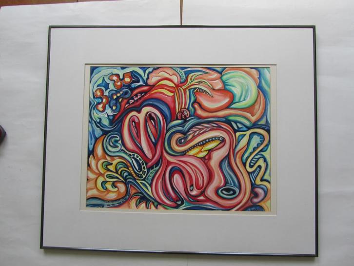 Christine Henderson, Antiek en Kunst, Kunst | Schilderijen | Abstract, Ophalen