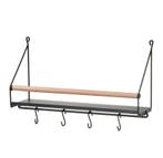 Ikea Akerbruk plankje met 3 haakjes (1 vermist), Ophalen, Gebruikt