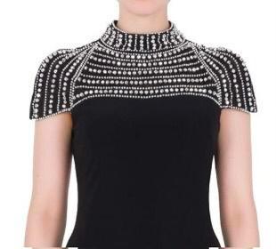 Ribkoff elegante jurk zwart met strass detail op de top 40 beschikbaar voor biedingen