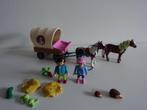 Playmobil ponykoets zgan 70998 met extra pony en poppetje, Ophalen of Verzenden, Zo goed als nieuw, Complete set