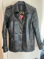 Stoere leren damesjas Gipsy, Zwart, Maat 42/44 (L), Ophalen of Verzenden, Zo goed als nieuw