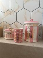 Blond Amsterdam Badset - Tandenborstelhouder & 2 Potten, Ophalen of Verzenden, Zo goed als nieuw, Roze, Overige typen