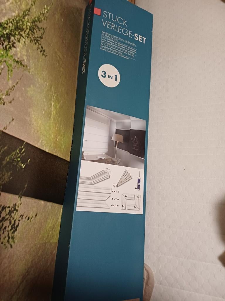 Plafonddecoratie, wit, nog nieuw in doos!, Ophalen, Nieuw, Kunststof, Plinten