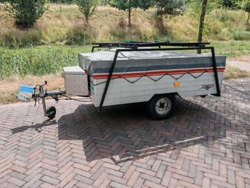 Vakantie aanhanger, reis en bagagewagen incl. fietsendrager  beschikbaar voor biedingen