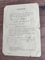 Luchtbescherming vordering ordonnans Amsterdam 24 april 1945, Verzamelen, Ophalen of Verzenden