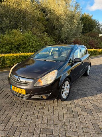 Opel Corsa 1.4 16V 5D WR 2007 Zwart beschikbaar voor biedingen