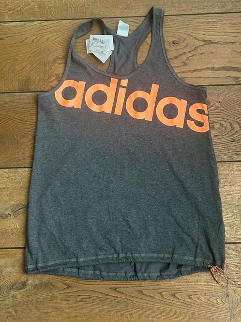 ADIDAS top / singlet L *~~nieuw~~*, Kleding | Dames, Tops, Nieuw, Maat 42/44 (L), Grijs, Zonder mouw, Verzenden