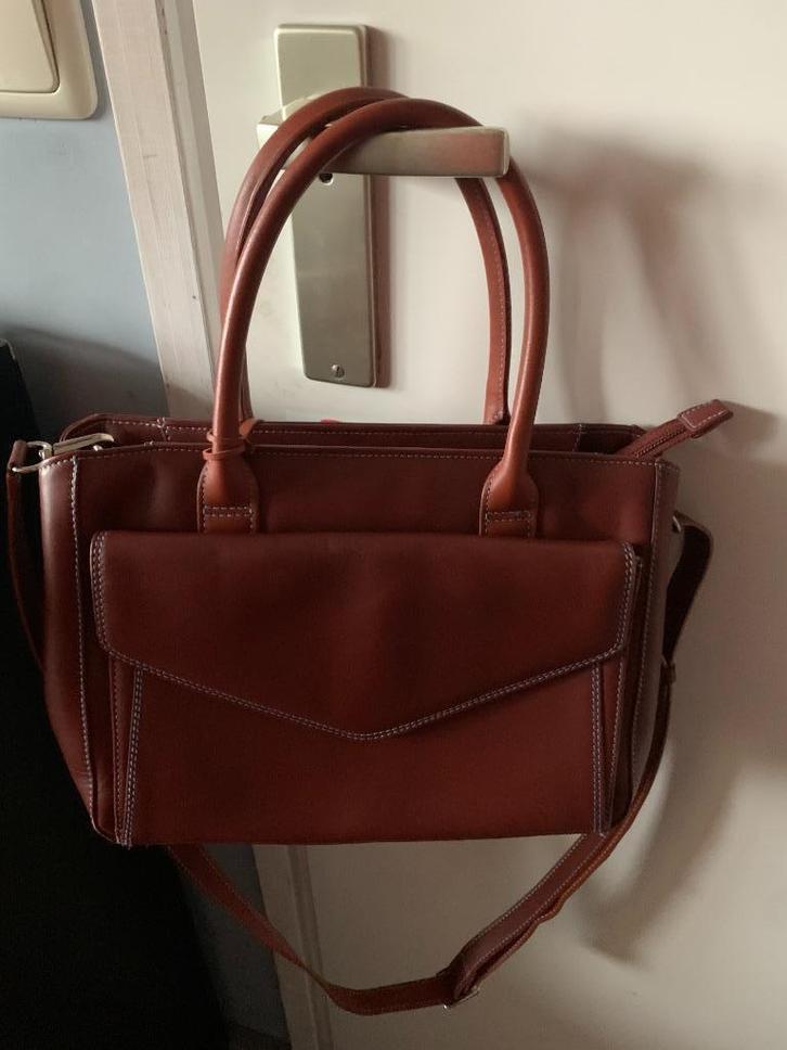 Mywalit dames tas(nr.1 D7), Sieraden, Tassen en Uiterlijk, Tassen | Damestassen, Zo goed als nieuw, Schoudertasje, Rood, Verzenden