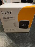 Tado starterkit Slimme Thermostaat x zwart Nieuw in doos!!, Doe-het-zelf en Verbouw, Ophalen of Verzenden, Slimme thermostaat