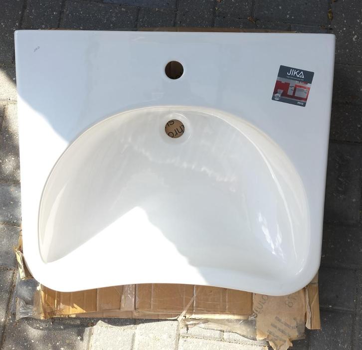 Jika Mio- 64 Gezondheidswastafel 64x55 cm met gat, Doe-het-zelf en Verbouw, Sanitair, Nieuw, Wastafel, Ophalen