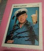 Horst tappert - gesigneerde kaart - Derrick, Ophalen of Verzenden, Zo goed als nieuw, Foto of Kaart