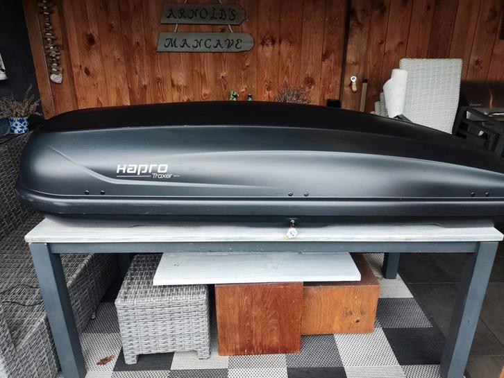 Te huur Hapro grote dakkoffer, Auto diversen, Dakkoffers, Zo goed als nieuw, Ophalen of Verzenden