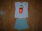 Leuke set (short/t-shirt) WE Fashion, maat 146/152 NIEUWST!, Meisje, Ophalen of Verzenden, Zo goed als nieuw, Setje