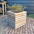 Robuuste vierkante plantenbak, Tuin en Terras, Bloembakken en Plantenbakken, Ophalen, Minder dan 60 cm, Vierkant, Zo goed als nieuw