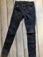 G-star grijs zwart skinny biker jeans 28 32, Gedragen, Grijs, W28 - W29 (confectie 36), Ophalen of Verzenden