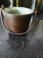 Zwaar,  antiek bronzen grape / kook potje, Antiek en Kunst, Ophalen of Verzenden