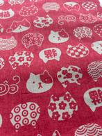 Japanse katten katoen 3,5 m!, Hobby en Vrije tijd, Stoffen en Lappen, 120 cm of meer, Ophalen of Verzenden, Zo goed als nieuw