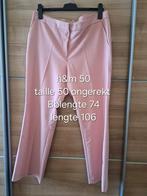 Mooie roze pantalon maat 50 h&m, Kleding | Dames, Grote Maten, Ophalen of Verzenden, Zo goed als nieuw, Roze, H& M