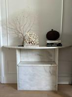 Prachtige marmeren design sidetable/dressoir/make up, Huis en Inrichting, Tafels | Sidetables, Ophalen, Zo goed als nieuw, 25 tot 50 cm