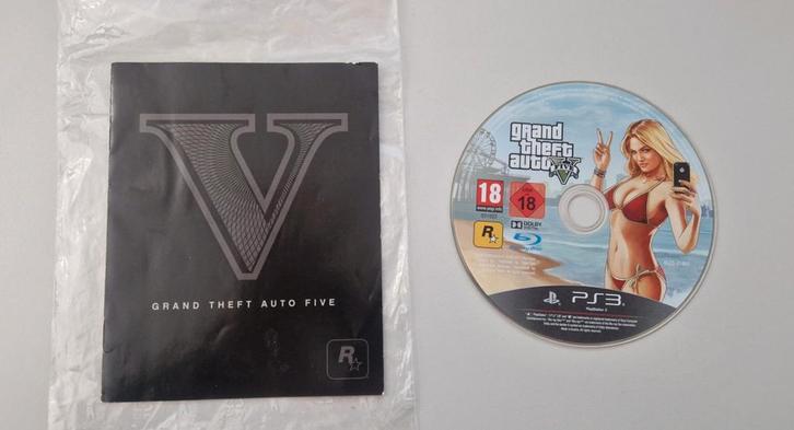 Grand Theft Auto V, Spelcomputers en Games, Games | Sony PlayStation 3, Gebruikt, Avontuur en Actie, 1 speler, Vanaf 18 jaar, Online