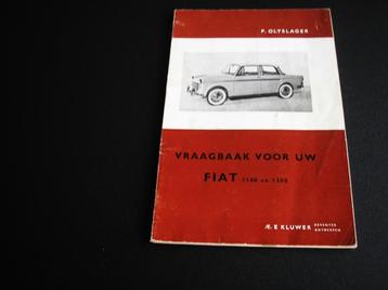 Vraagbaak Olyslager Fiat 1100 en 1200, vanaf 1953; 1962 beschikbaar voor biedingen