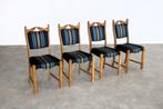 brutalist eetkamerstoelen | stoelen | jaren 60 | Deens, Hout, Gebruikt, Overige kleuren, .