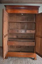 Prachtige strakke antieke eiken houten Louis Philippe kast., Antiek en Kunst, Verzenden