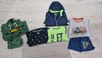 110-116 Shortama, trainingsjas, 2x longsleeves, dinopak, Ophalen of Verzenden, Shirt of Longsleeve