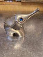 Zilverkleurig Olifanten spaarpot, Ophalen of Verzenden, Zo goed als nieuw, Dier