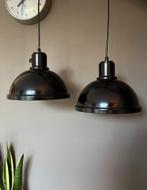 Twee retro hanglampen, Ophalen of Verzenden, Zo goed als nieuw, Retro vintage, Metaal