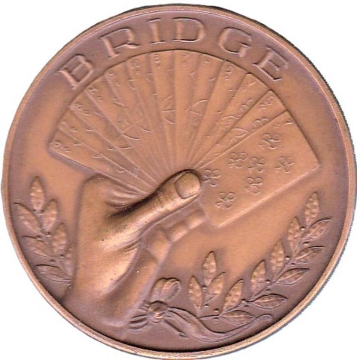 BRIDGE 1951, Postzegels en Munten, Penningen en Medailles, Overige materialen, Verzenden