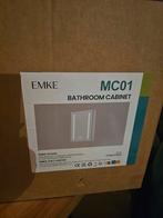 Emke badkamer spiegel met kast, verlichting en anti condens., Huis en Inrichting, Badkamer | Complete badkamers, Ophalen