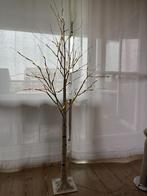 Kunst berken boom met 96 warme witte led lampjes, Diversen, Kerst, Ophalen, Gebruikt