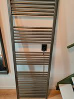 Sanicare design handdoekradiator 60x172cm gunmetal, Doe-het-zelf en Verbouw, 30 tot 80 cm, Radiator, Nieuw, 150 cm of meer