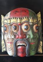 Groot houten barong masker 24x21 cm Balinees masker, Antiek en Kunst, Kunst | Beelden en Houtsnijwerken, Ophalen
