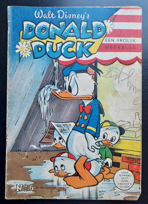 Donald Duck weekblad 1952 nr. 6, Boeken, Strips | Comics, Gelezen, Eén comic, Europa, Ophalen of Verzenden