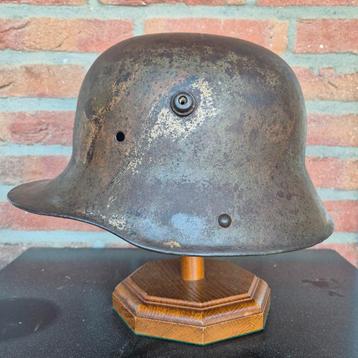 ORIGINELE DUITSE WO1 MIMIKRI CAMO HELM UIT IEPER! beschikbaar voor biedingen