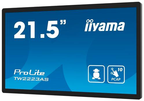 Iiyama ProLite TW2223AS-B2 Zwart ips Android 22", Computers en Software, Monitoren, Zo goed als nieuw, DisplayPort, DVI, HDMI