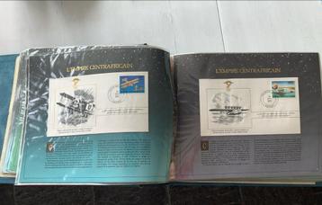 Luchtvaart FDC Collectie - Centrafrique beschikbaar voor biedingen