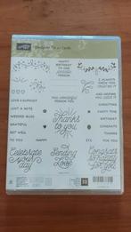 Stampin Up! Stempelset - Weinig Gebruikt, Verzenden, Gebruikt, Clearstamp