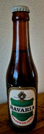 Oude volle BAVARIA pilsener bier uit 1986 collector's item, Verzamelen, Ophalen of Verzenden, Zo goed als nieuw, Flesje(s), Bavaria