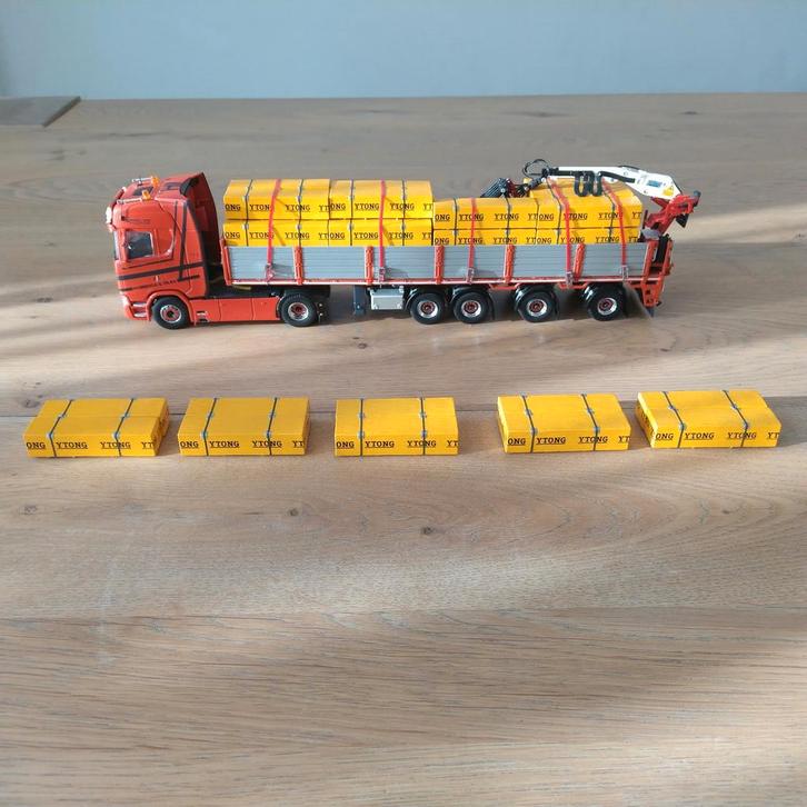 WSI Ytong blokken per 10 stuks, Hobby en Vrije tijd, Modelauto's | 1:50, Bus of Vrachtwagen, Wsi, Ophalen of Verzenden