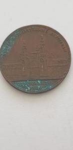 3318 wereldtentoonstelling amsterdam 1895 penning, Verzenden, Overige materialen